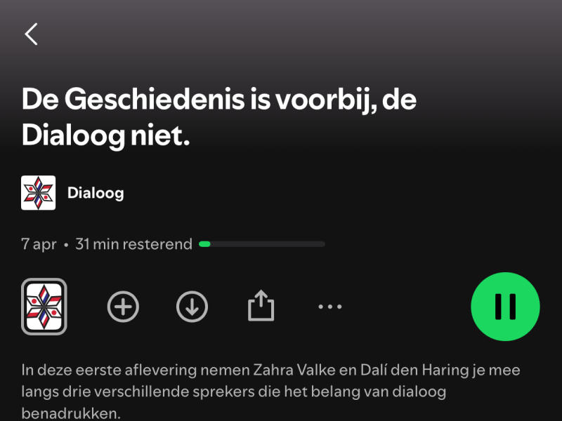 Podcast Dialoog: De Geschiedenis is voorbij, de Dialoog&nbsp;niet.